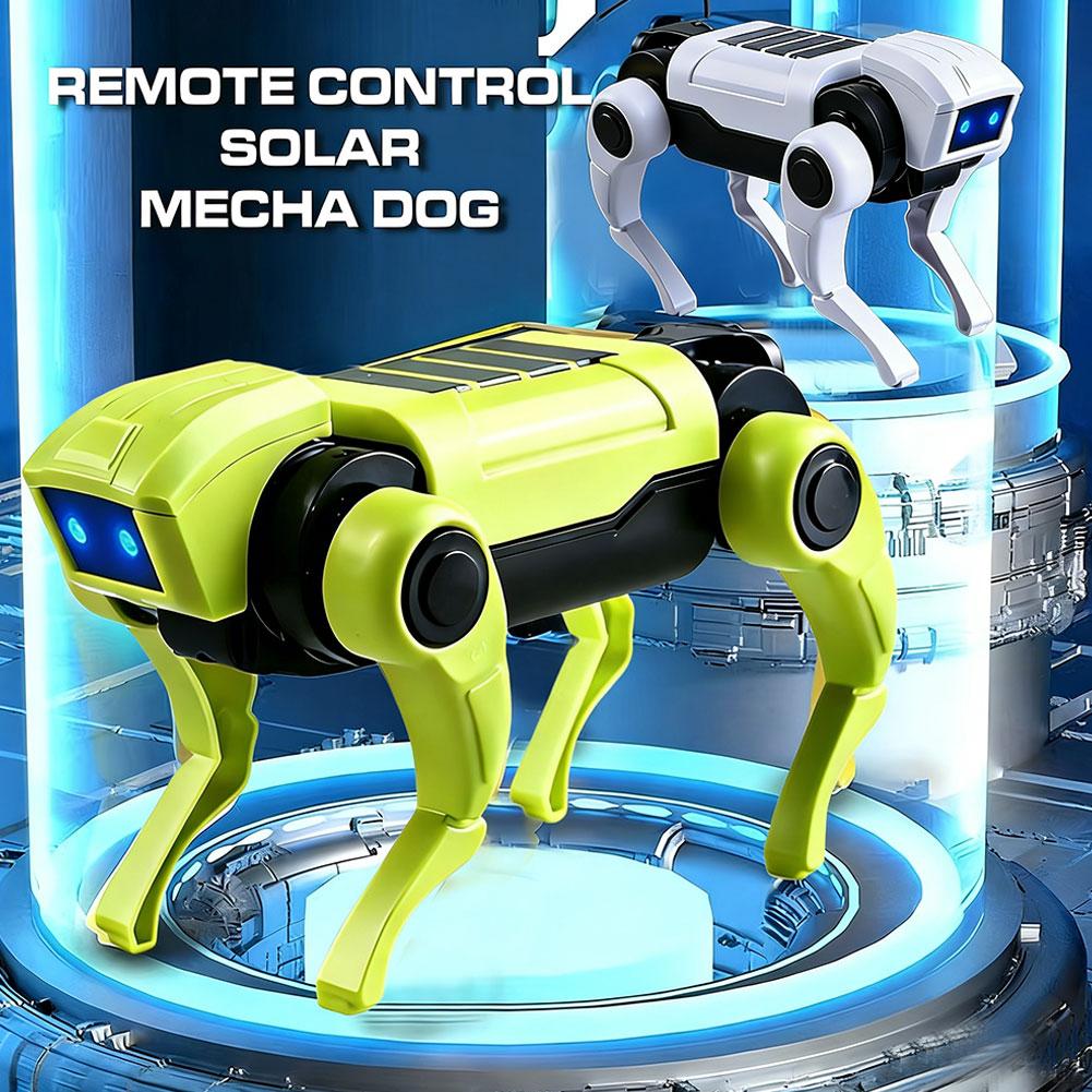 Mechanical Dog Toy RC Robot Children's Remote Control Mechanical Dog Toy Electric Science Teaching Toys for Kids