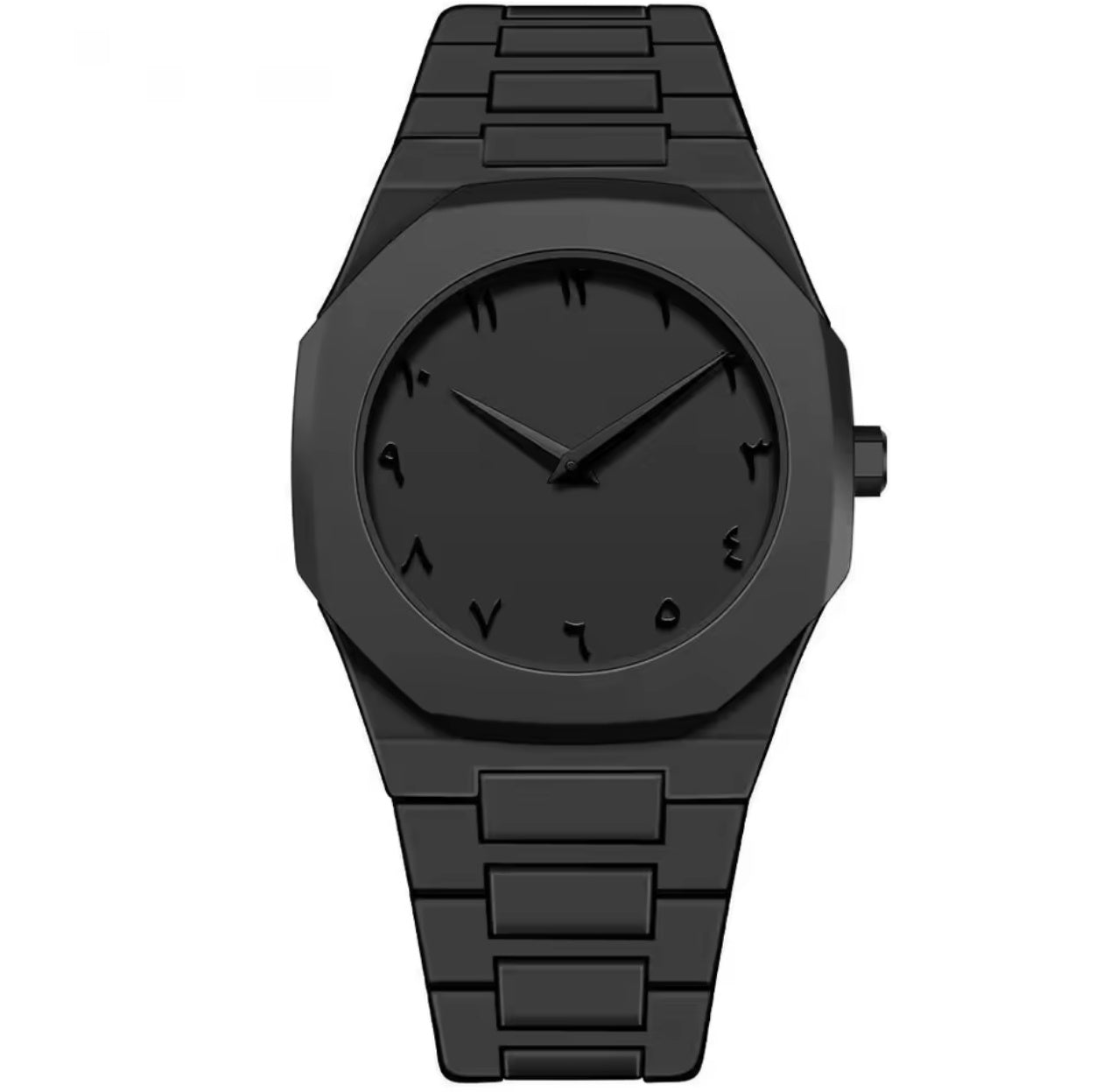 Black Arabic Aura Watch For Men Stylish And Trendy Watches For Boys