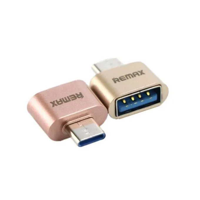 Remax Type C USB OTG Adapter Female USB to micro USB male Data Adapter Travel Converter connect USB Flash Drive, Mouse to Mobile