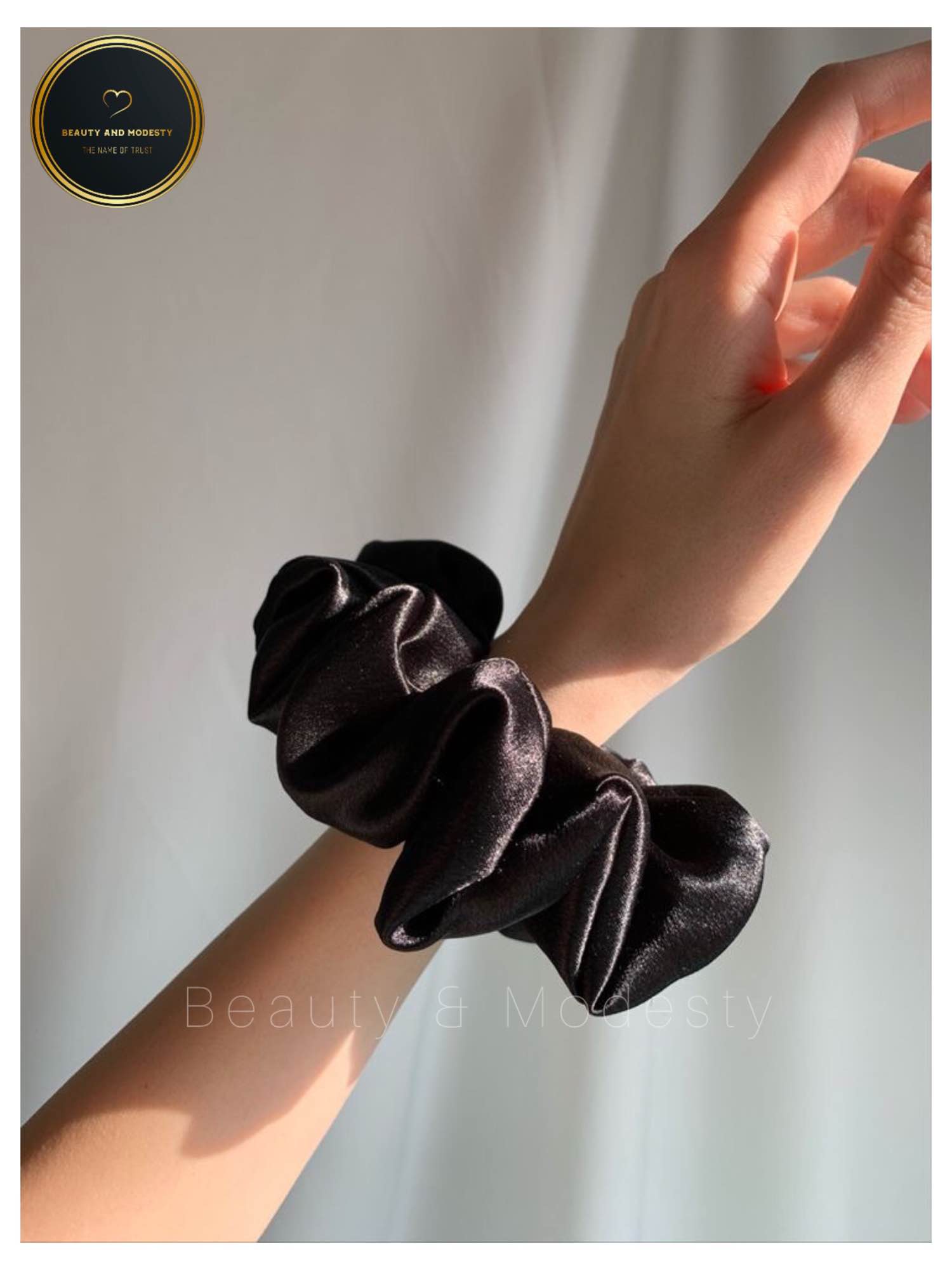 Super Soft Silk Satin Scrunchies for Hairs and Handbands