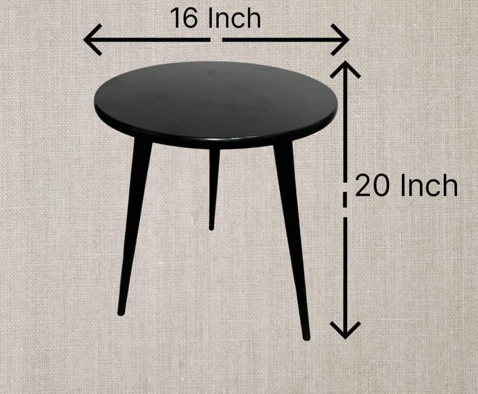 Black coffee table . folding table