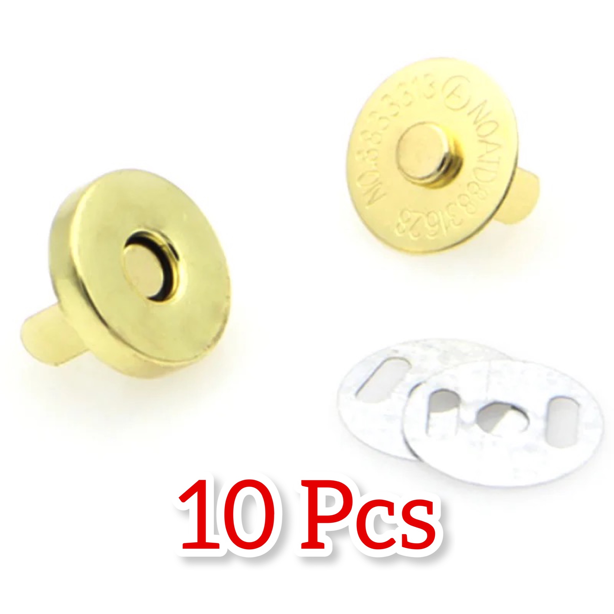 4x10sets/lot Magnetic Snap Fasteners Clasps Buttons Handbag Purse Wallet Craft Bags Parts Accessories Adsorption Buckle 18mm