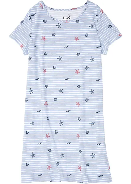 Light Blue Long Shirt for Ladies LB78 Ladies' Long Shirt