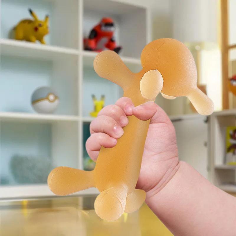 1Pcs Infant Rabbit Shape Silicone Teether Cares Baby Nursing Teething Toy Baby Teether Teething Pain-Relief Tool For Toddler