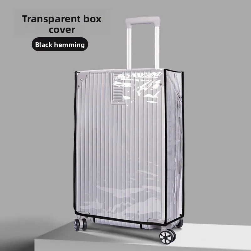Full Transparent Luggage Protective Cover Waterproof PVC Suitcase Case Suit for 18-30 Inch Trolley Suitcase Dustproof Cover