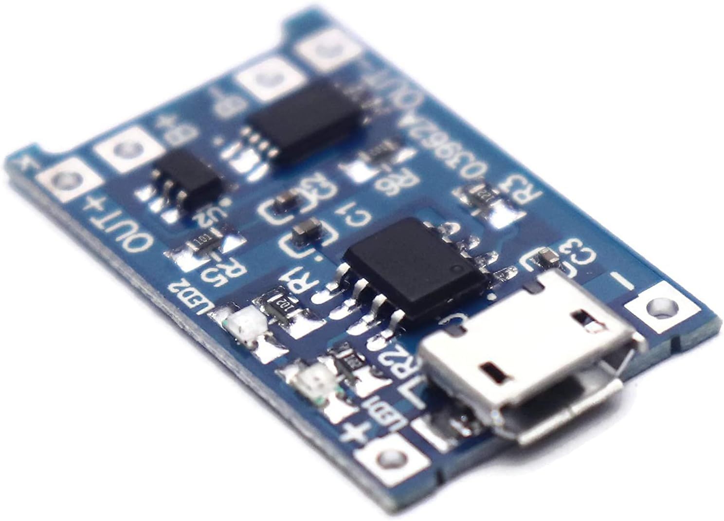 TP4056 Type-C / Micro-USB 5V 1A 18650 Lithium Battery Charger Module Li-ion Charging Board with Dual Protection Functions