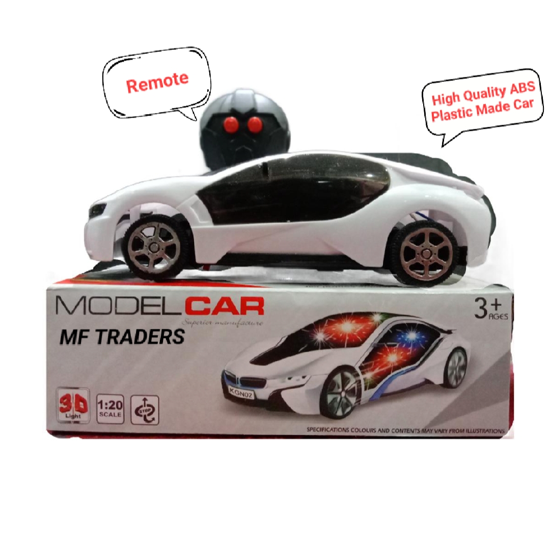 Remote Controlled Fast Modern Car 3D Light For Kids (Multi Colors) Radio Control Race Car For Kids For 3-14 Years Old Boys& Girls Kids Birthday Remote Control Car ! Amazing Car Sports Car Racing Car Toys Best Toy For Gifting RC Car Toys Boys remote contrl