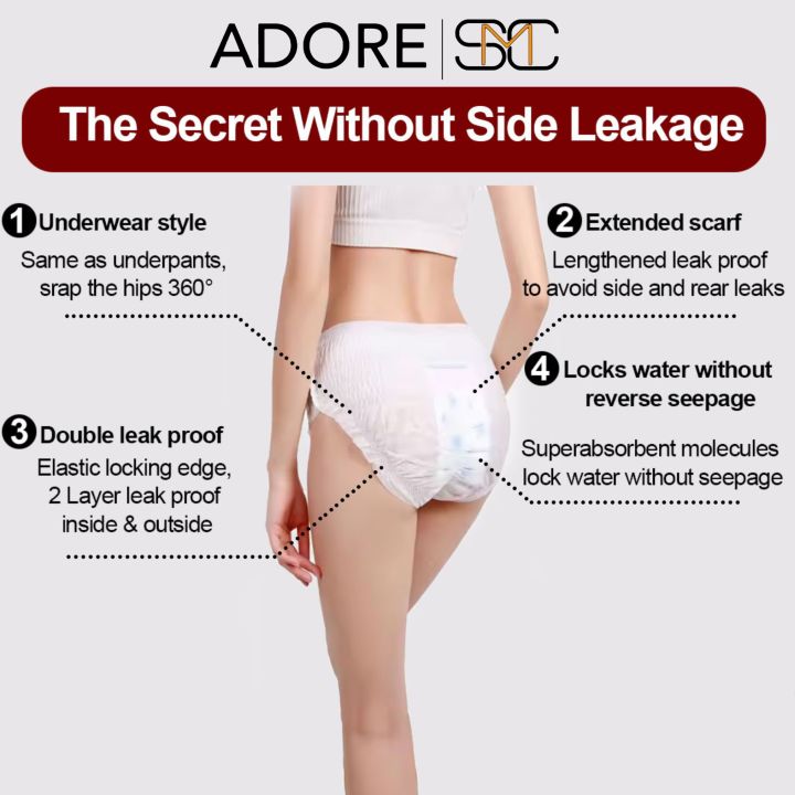 (Pack of 5) EasyWear Disposable Period Panties – Comfort & Confidence Every Day
