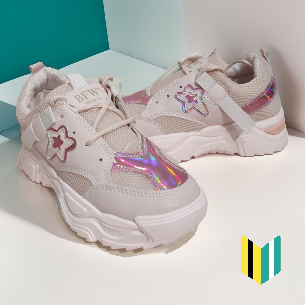 Women's Sneakers Fashion Chunky Sole Sports Joggers High Heel Casual vulcanize Shoes for Girls