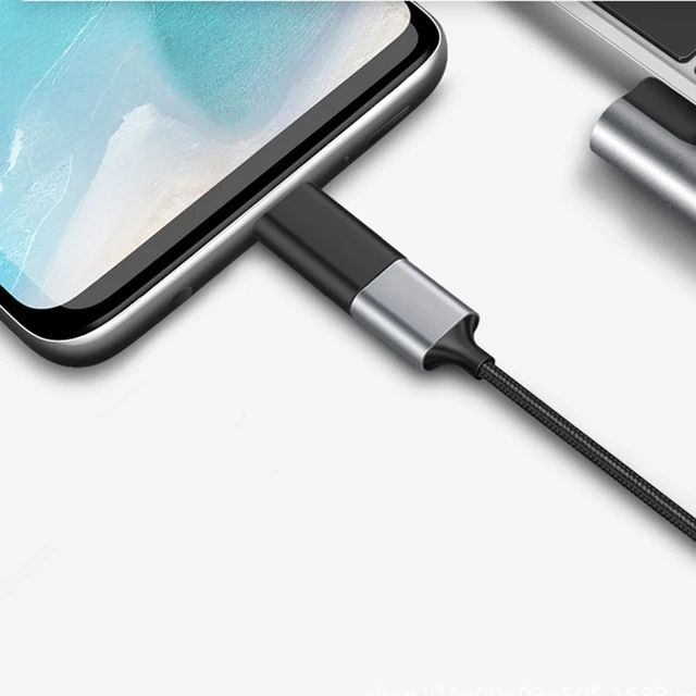 Type-C To Micro-USB Data Adapter Converter High Quality Aluminum Frame , Female Micro USB to USB 3.1 Type C Male Adapter Converter Connector For Phone Charging And Data Transfer