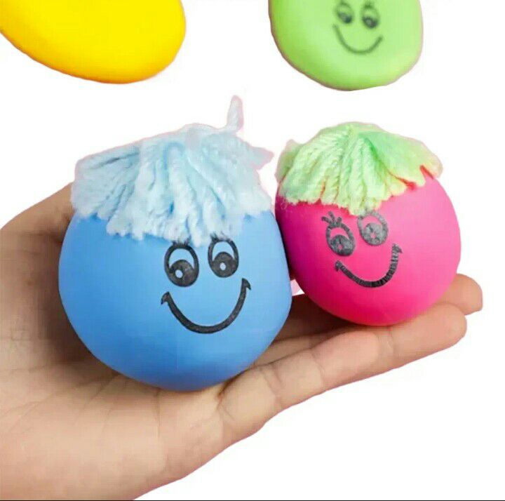 Smiley Face Stress Ball Squishy coloured balls with smiley faces