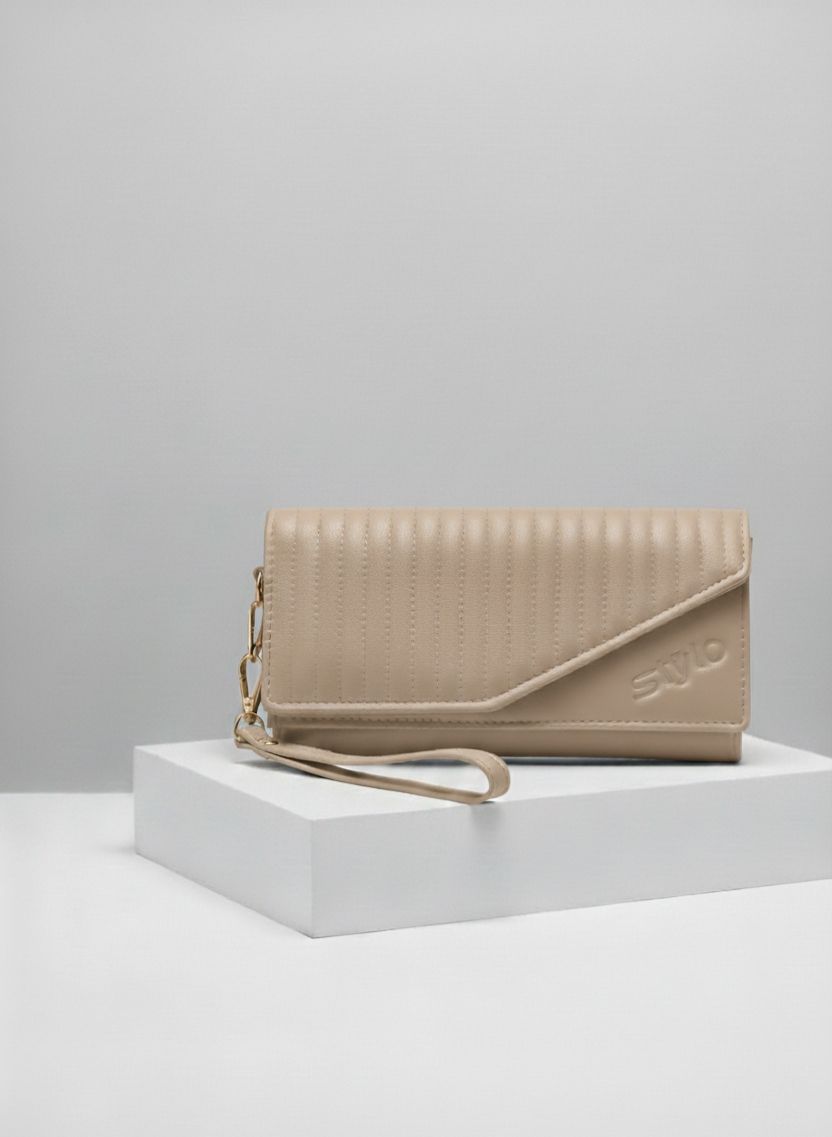 Fancy Hand Clutch for Girls & Women | Long Purse Wallet with Wristlet | Stylish Ladies Clutch Bag