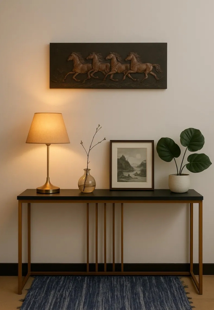 Luxury stylish fancy  Marble console Table