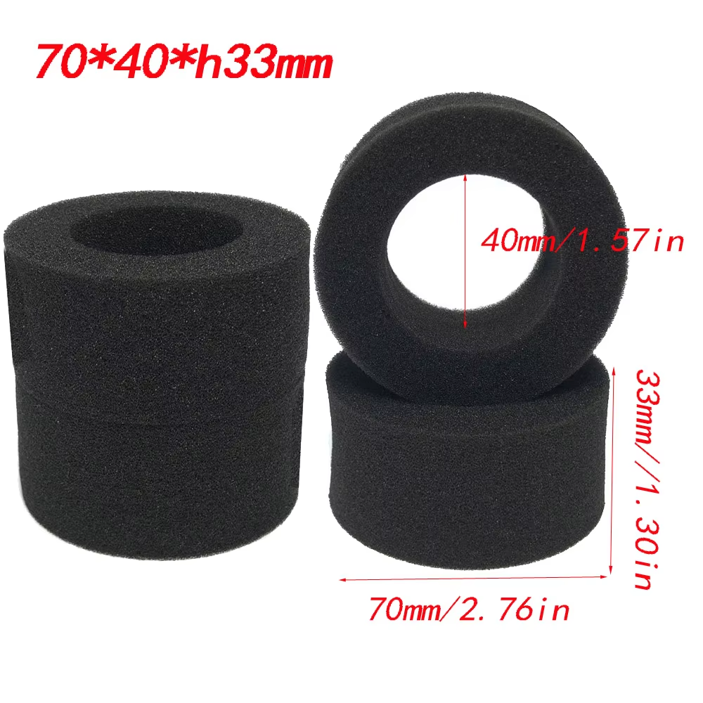 RC Tire Inserts Soft Outer Foam Inserts 1/10 1/12 RC Car Wheel Sponge Liner for Hardened Tire Sponge Foam RC Crawler Cars Parts