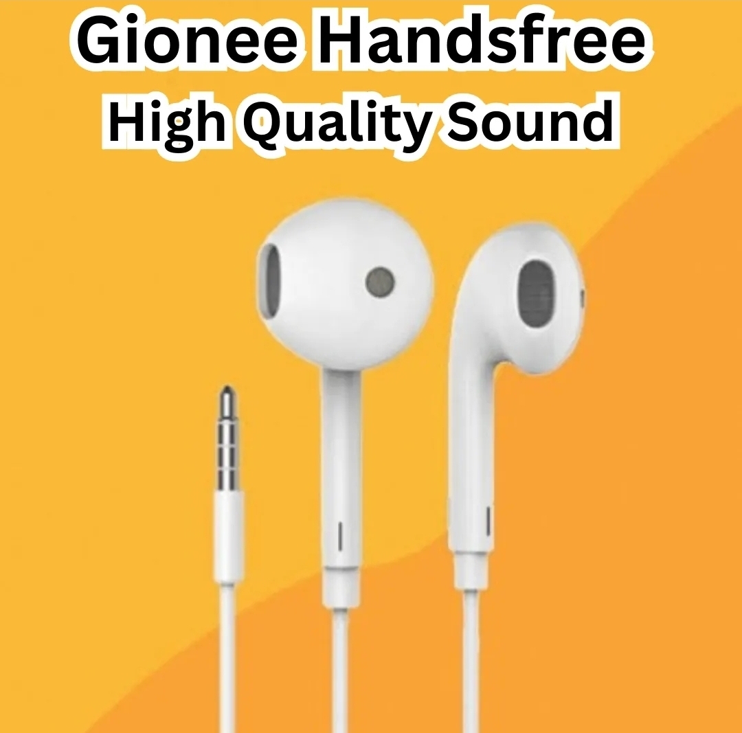 Handsfree Earphones with Deep Bass Sound, High Volume Output & Gaming Ready Audio - Wired in-Ear Headphones with Mic for All Android Smartphones & Devices
