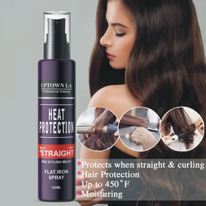 UPTOWN LA Heat Protection Spray For Hair Leave-in Heat Primer Thermal Heat Protection Spray Hair Shine Mist Curly Perm Quick Styling Non-washing