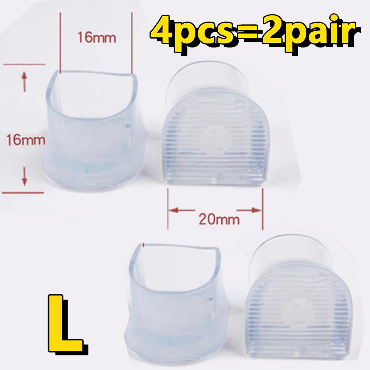 2/5/10Pairs Silicone Heel Protectors Stoppers Latin Stiletto Dancing Cover Antislip High Heeler Bridal Wedding Shoes Accessories
