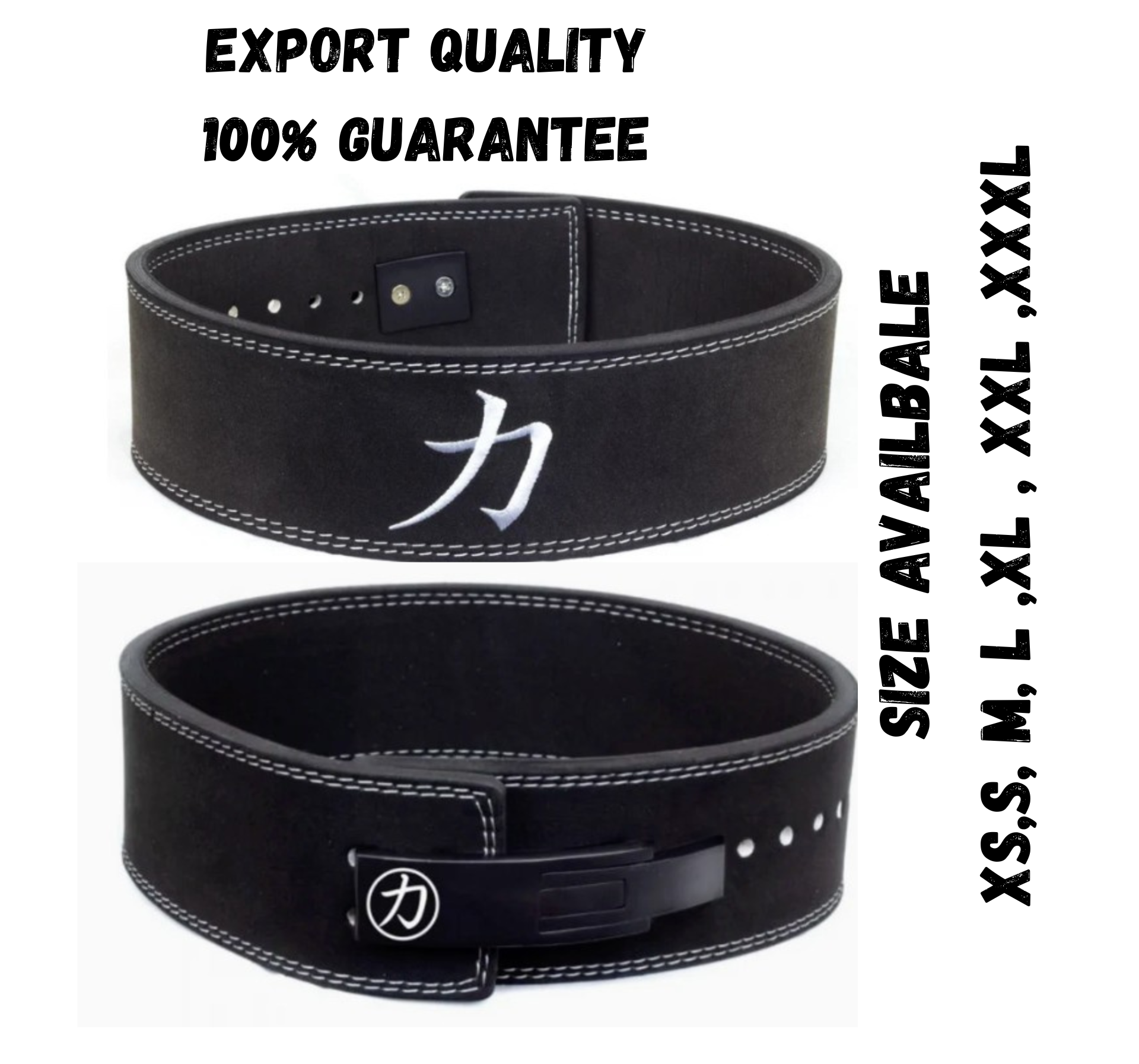 Lever Weight Lifting Gym Belt for Men & Women Size 63 TO107 CM,Thick 10MM & Width 4 Inch Lever Powerlifting Belts for Women Dead Lift Workout Belt Leather Weight Lifting Lever Gym Squat Belt