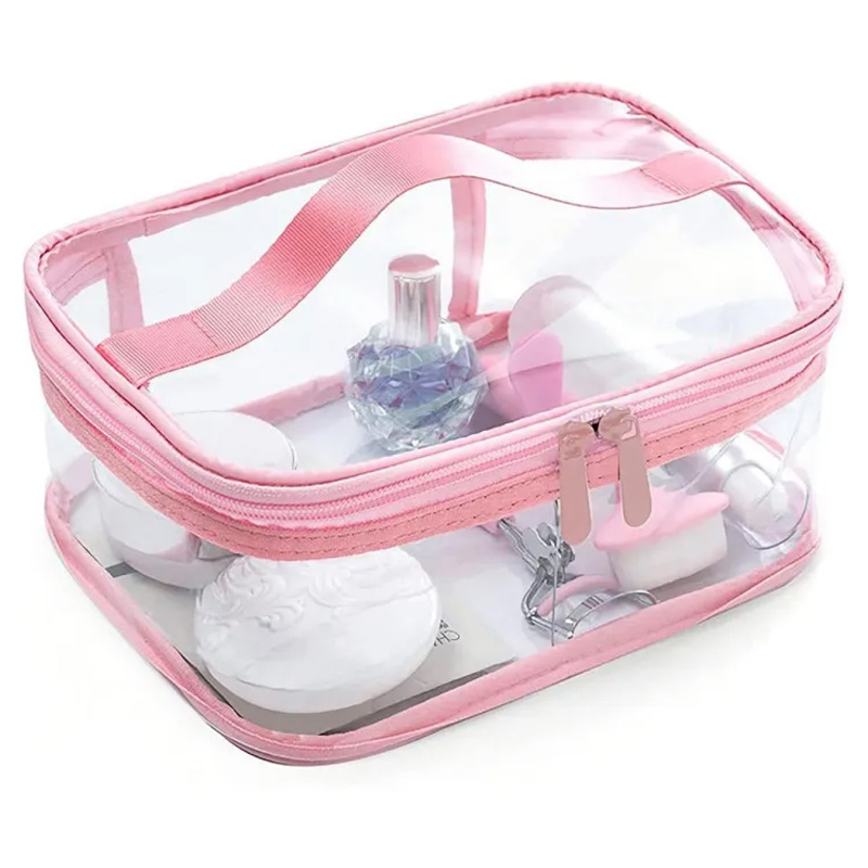 Cosmetic Portable Makeup Pouch Waterproof Travel Hanging Organizer Bag Compact And Durable Case For Storing Brushes Lipsticks And Toiletries Essential Beauty Accessory For Women To Keep Items Neat While Traveling
