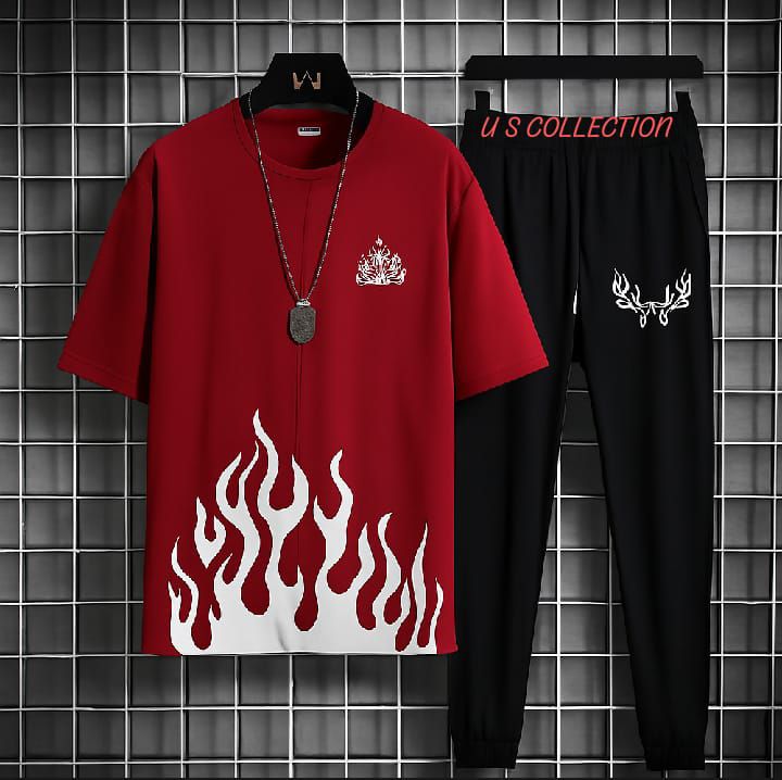 NEW ARRIVAL 2 PC PRINTED SUMMER TRACKSUIT FOR MEN _ SOFT AND COMFORTABLE FABRIC SUMMER TRACKSUIT FOR MEN _TRACKSUIT FOR MEN_ PREMIUM T SHIRT AND TROUSER SET PRINTED SUMMER TRACKSUIT FOR MEN_TRACKSUIT FOR BOYS