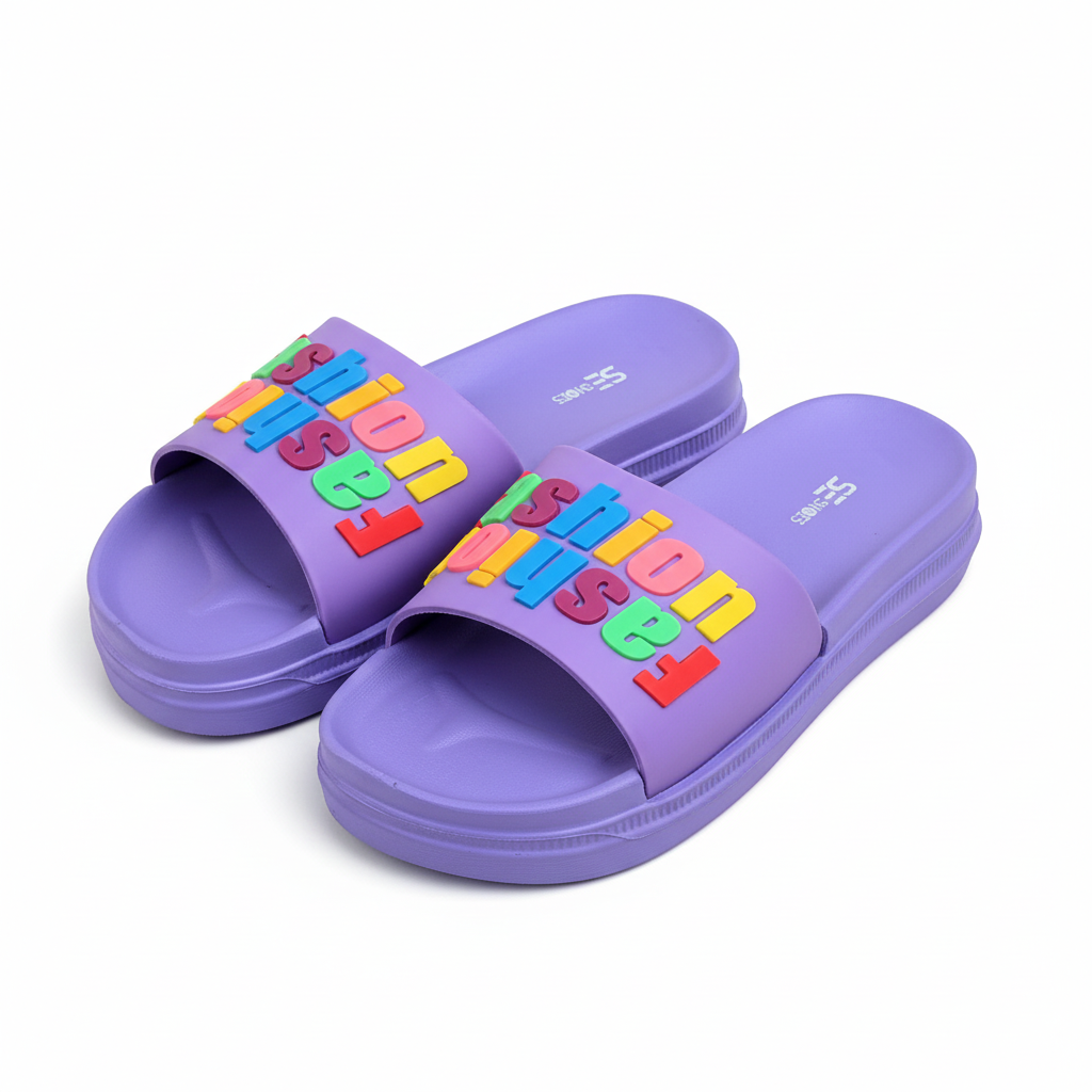 Waterproof Soft Fashion Slippers for Women, Comfy Indoor Sandals