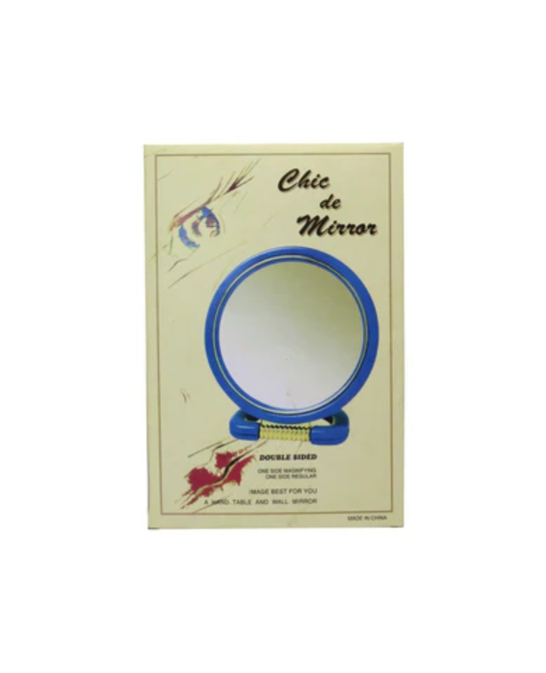 Double Both Sides Round Beauty Makeup Stand Mirror For Bathroom/Dressing Table/Shaving/Parlours & Salon 3 Sizes Are Available Small,Medium,Large