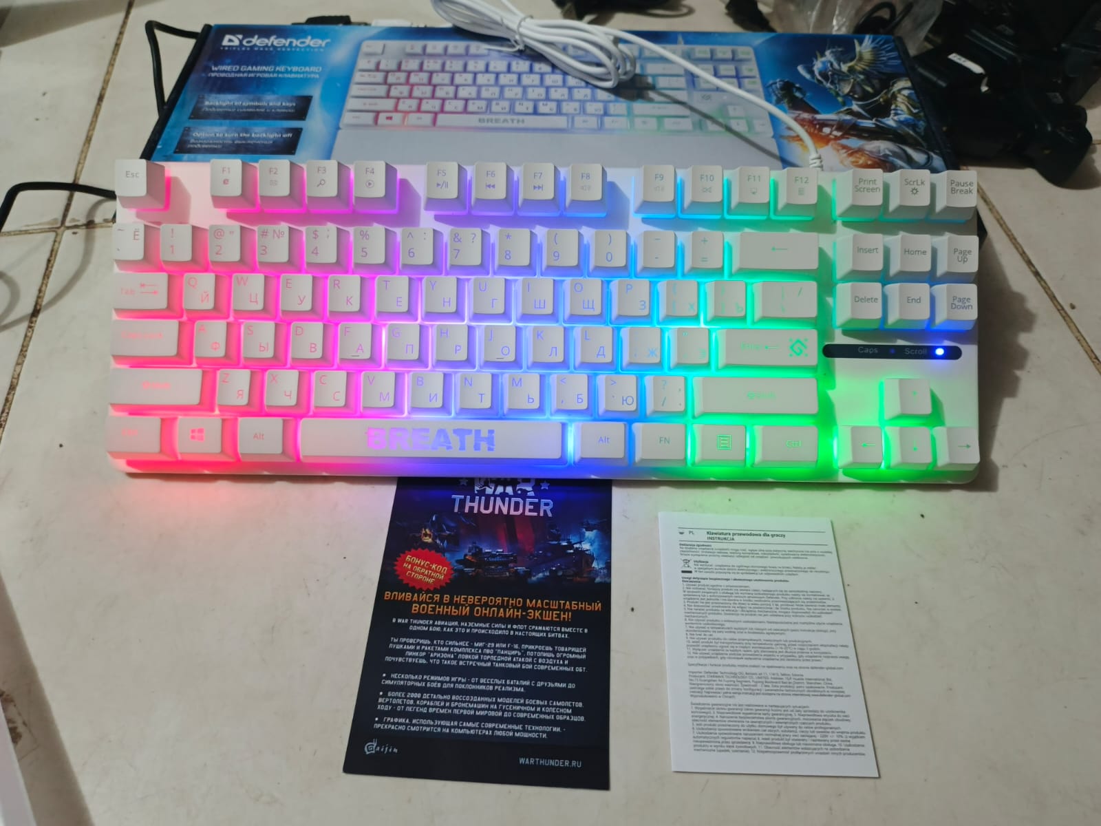 RGB Gaming Keyboard Semi Mechanical Feeling For PC Gaming Typing And Laptop With Cool LED Backlighting
