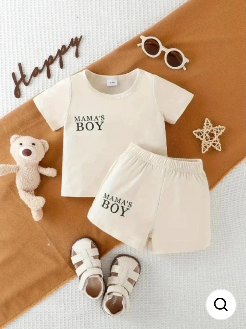 Baby Boy Dresses T-shirt And Short Pant Niker For Kids Baby Boys And Baby Girls Summer Collection Round Neck Short Sleeves Tee Top's Clothes Set Dresses Outfit Suit For Unisex Jannat Place