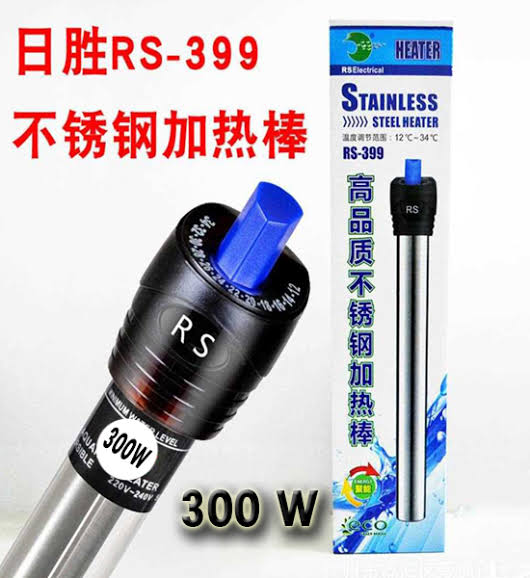 Steel Heater RS-399 300W Aquarium Water Stainless Steel Heater