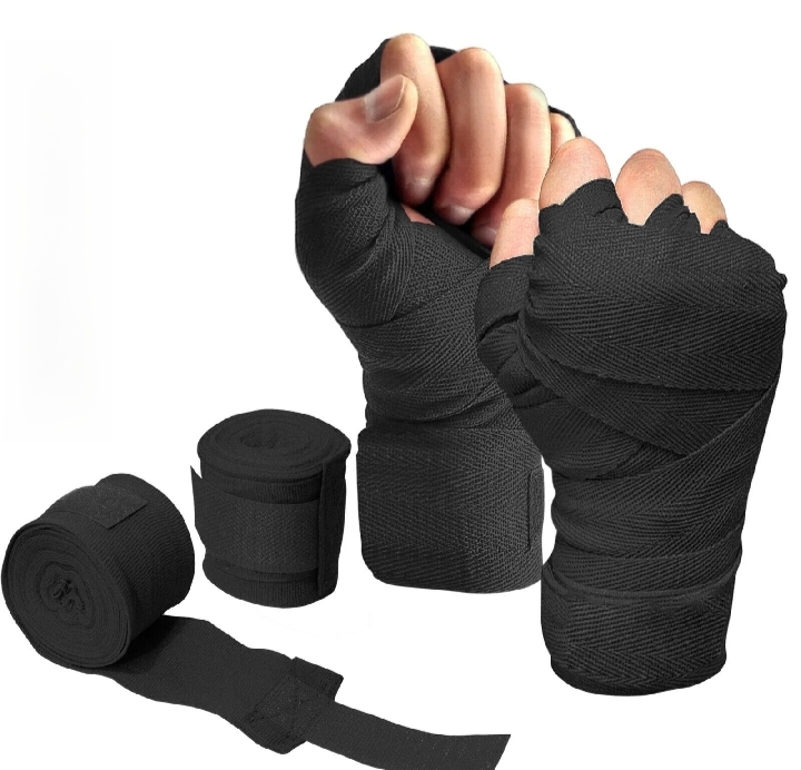 Boxing Hand Wraps for Men & Women – Pro Style Elastic Wrist & Knuckle Support Bandages for MMA, Boxing, and Muay Thai