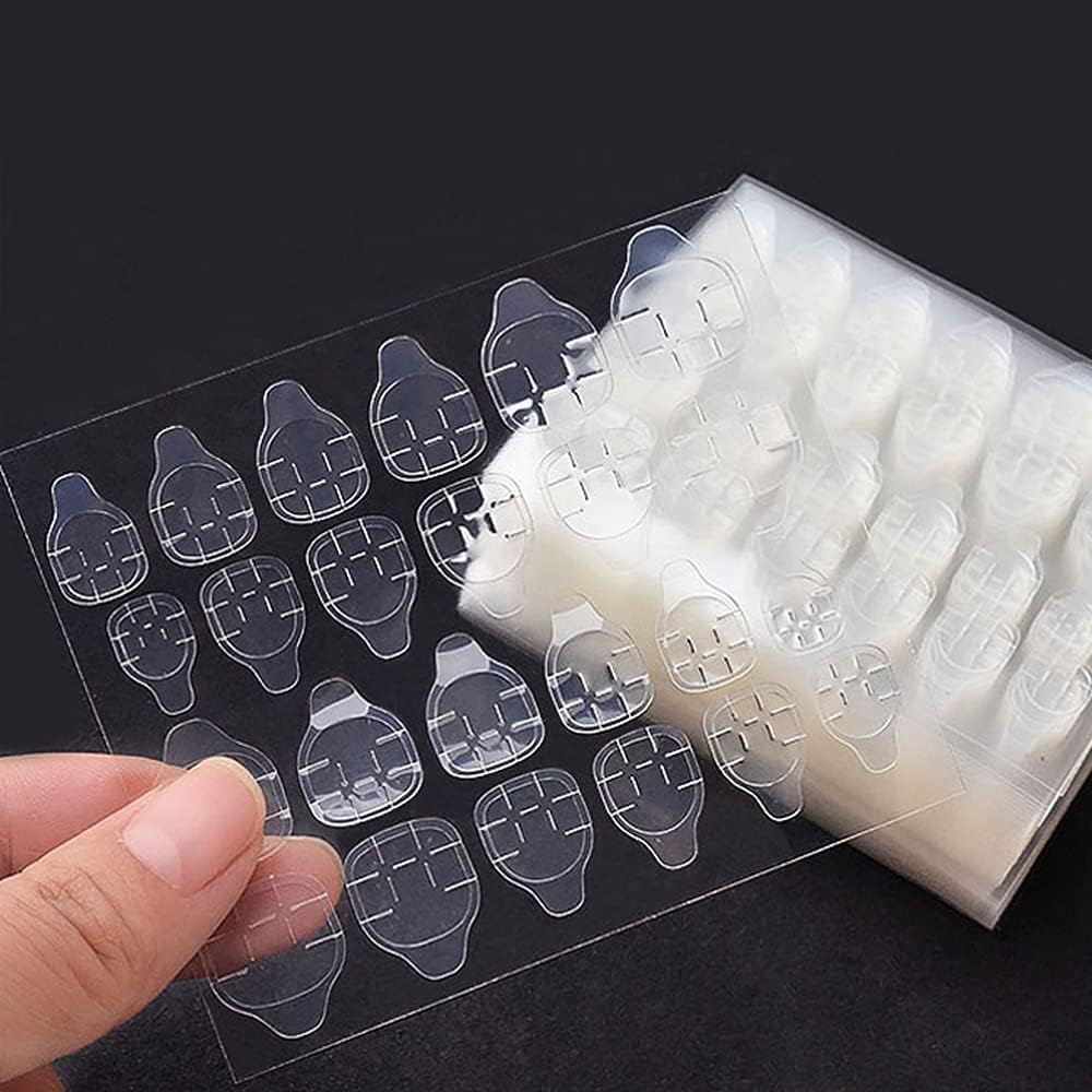 20 sheets Jelly nail stickers on the face, waterproof, adhesive, wear-resistant, false nails, high viscosity