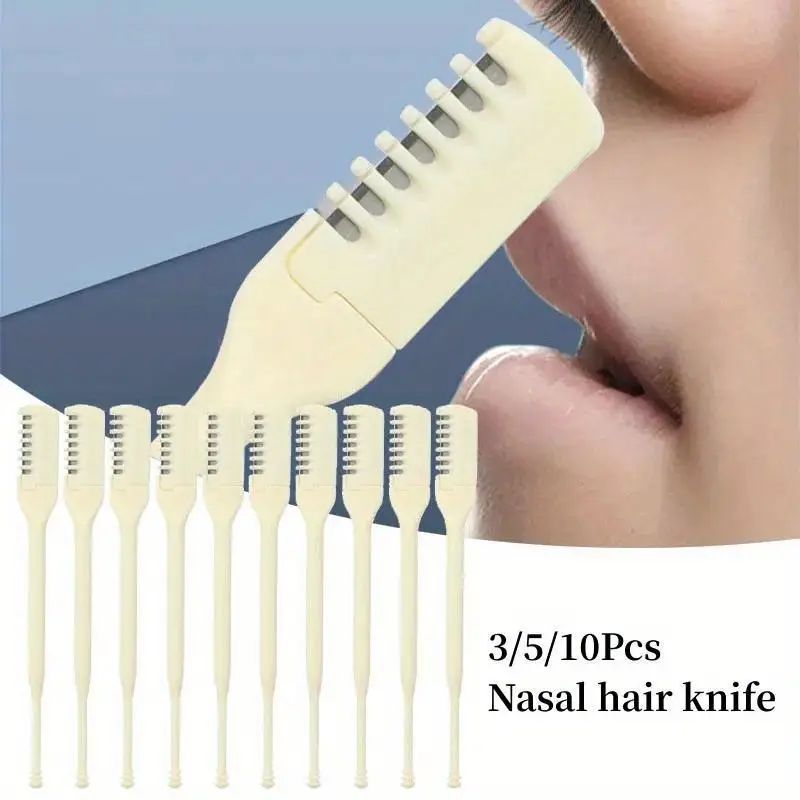 Premium Manual Nose Hair Trimmer – Safe & Painless Nasal Hair Removal Knife | Easy-to-Use Portable Grooming Tool for Men & Women