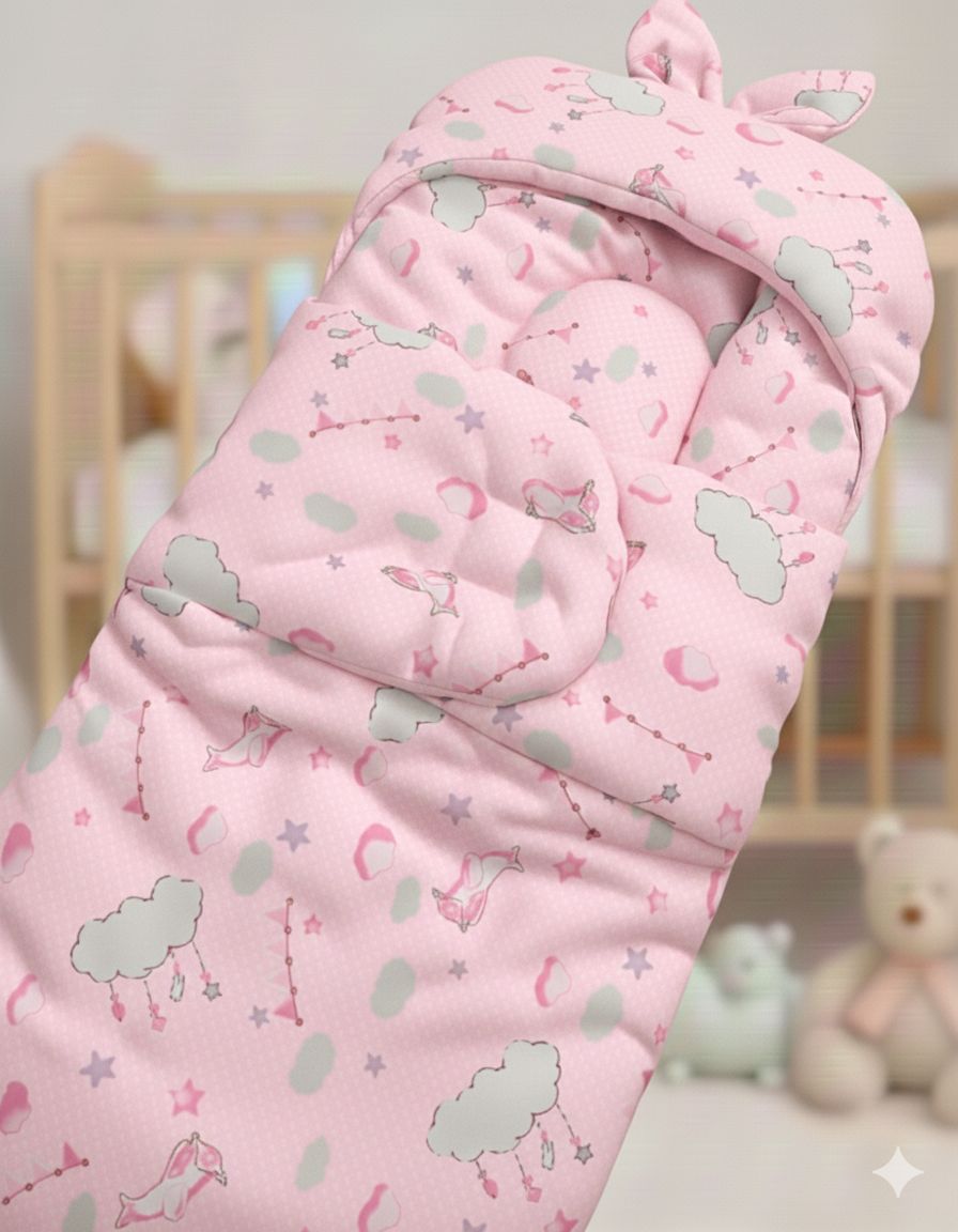 Newborn Baby Swaddle Blanket – Premium Quality Soft Swaddle Wrap for Newborns | Random Colours & Designs | Baby Sleeping Wrap
