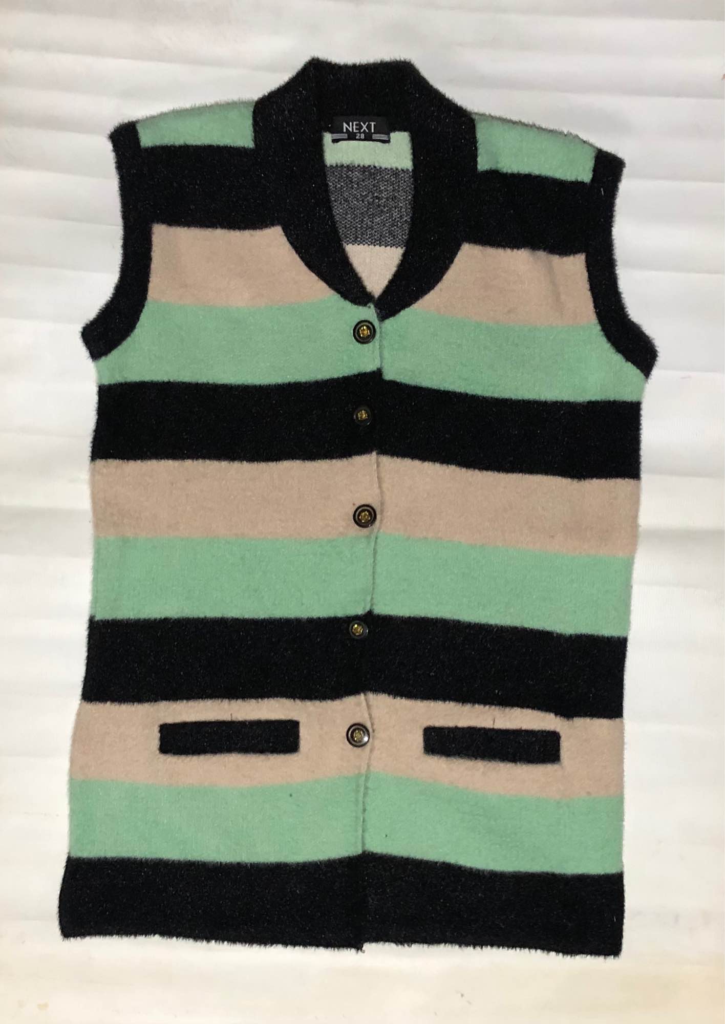 Sleeveless Wool Cardigan - Soft and Warm Women’s Sweater
