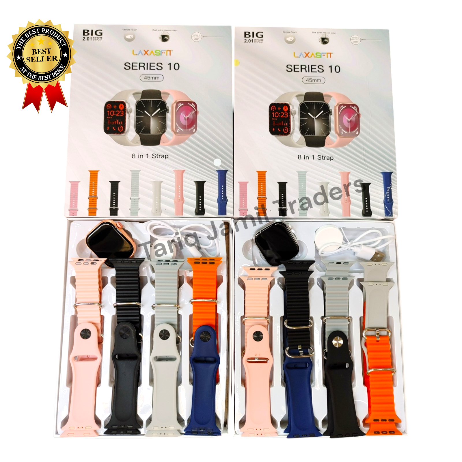 Best For Girls Beautiful Laxafit 10 Smart Watch with 8 Straps