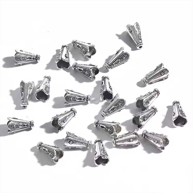 20pcs Cone Bead Caps - Perfect Cone For DIY Jewelry Making. (12*7mm)