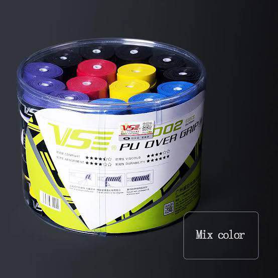 PACK OF 2 GRIP TAPE FOR RACKET SPORTS GAMES