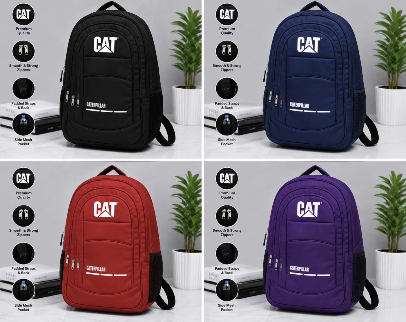 Durable  All Season Quality Laptop Bag For Men Multi Pocket Travel Backpack For Everyday Carrying