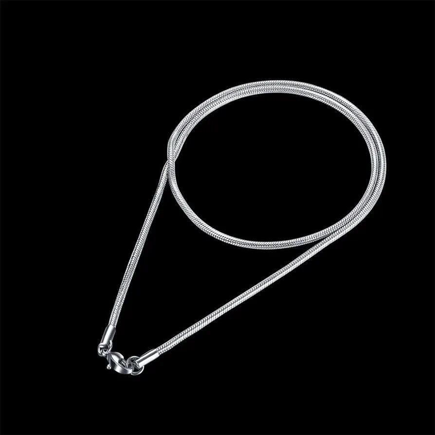 Silver Snack Chain 22 INCHES Regular Use Long Lasting For Men And Women