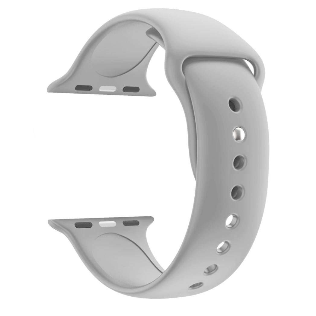 Premium Silicone Smart Watch Strap 42mm to 49mm – Soft Waterproof Sports Wrist Band Adjustable Replacement Strap for Men & Women