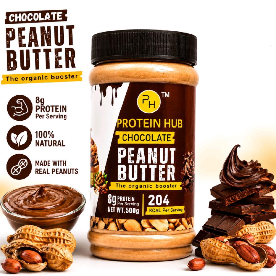 Protein Hub Chocolate Peanut Butter - 1000 gm ( 1KG )