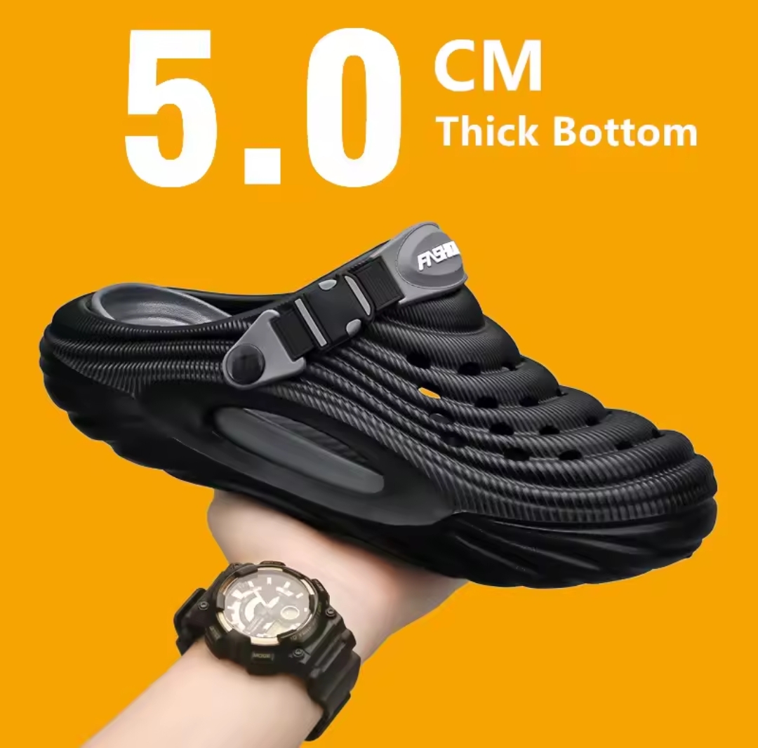 Men's Premium Chawla Crocs Clogs Sandals Latest Design | Soft Flexible Comfortable Shoes | Breathable Hole Pattern With Durable Long Lasting Sole