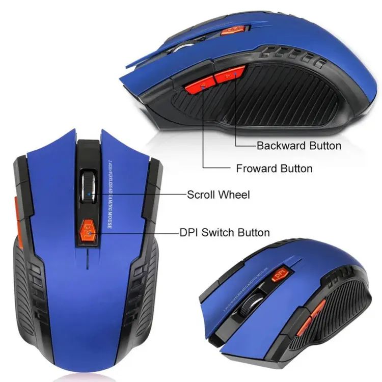 Tablet Phone Computer Bluetooth Wireless Mouse Charging Luminous 2.4G USB Wireless Mouse Portable Mouse