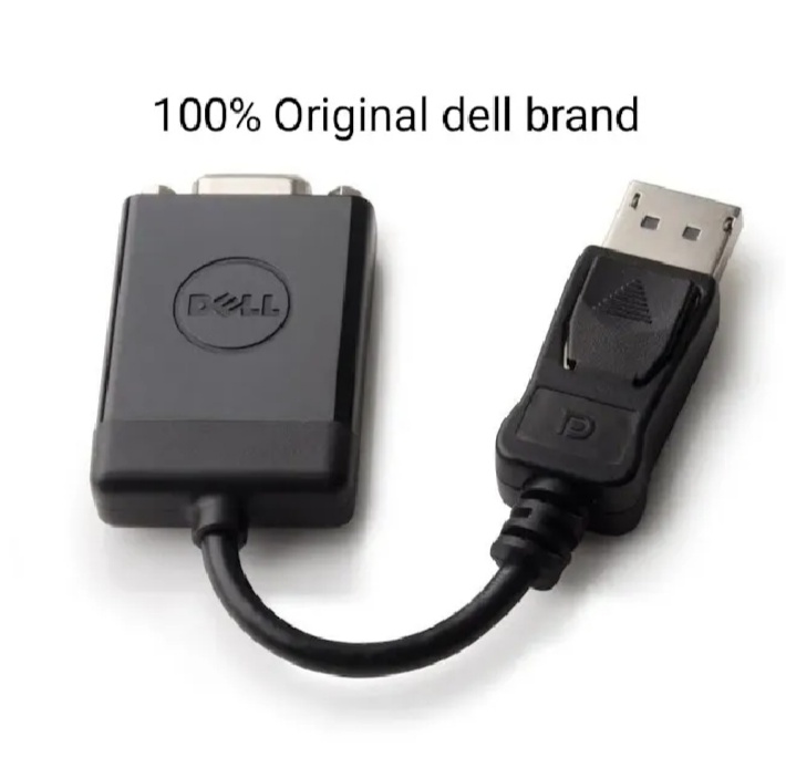 Dp Display Port To VGA Converter Converter Display Port, VGA black Genuine branded