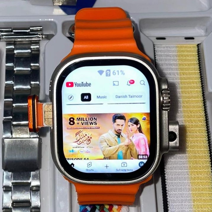 TEZEAL TC44 SM Watch - Smartwatch with SM Card Support, Fitness Tracking & Call Functionality"