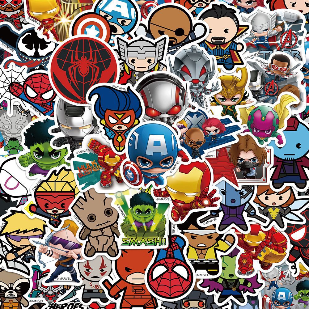 25pcs marvel avenger  mini characters stickers