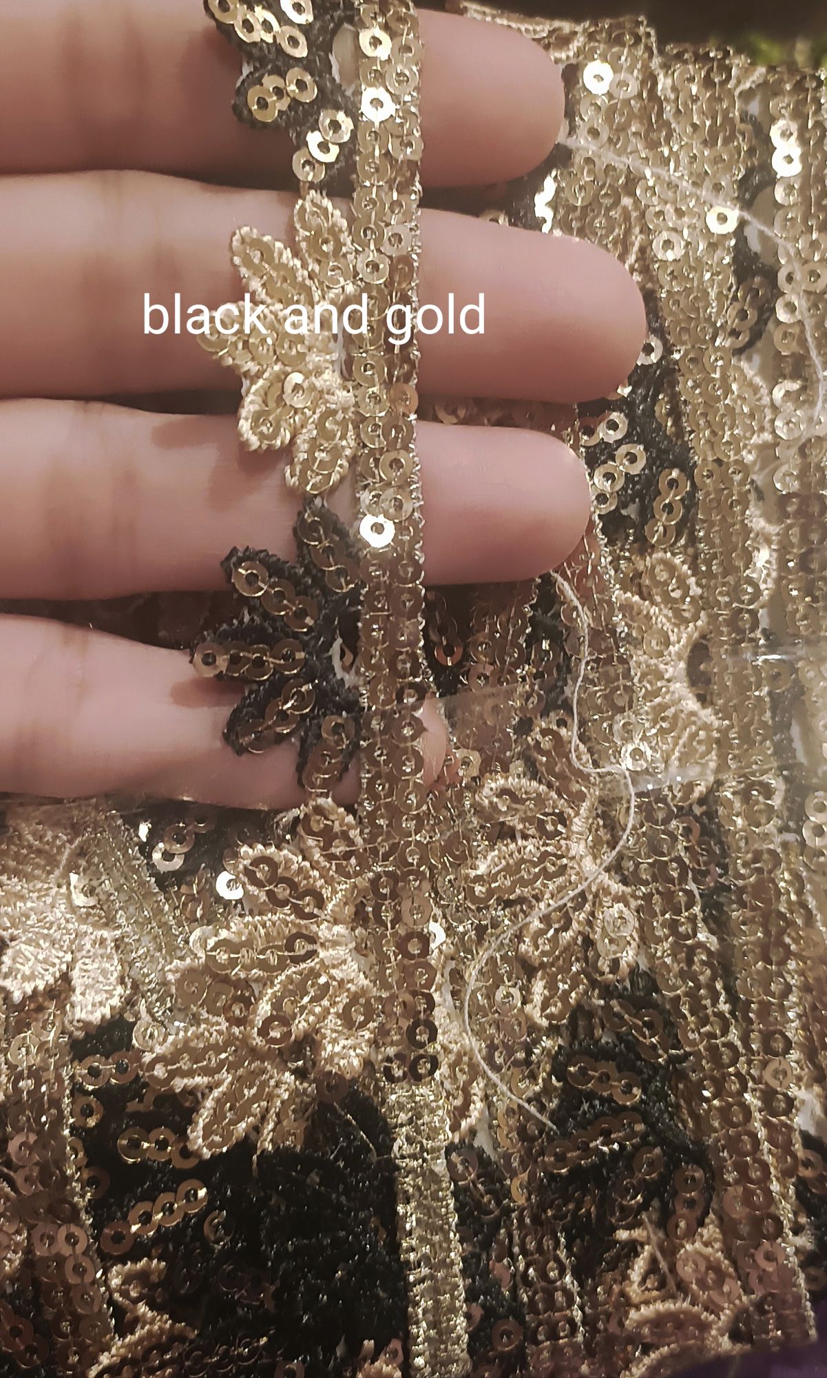 double Shades sequence Sitara lace par yard