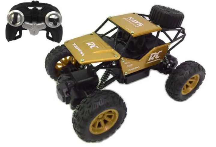 Remote control off road rock crawler car for kids joystick controller, rechargeable batteries,shocking car