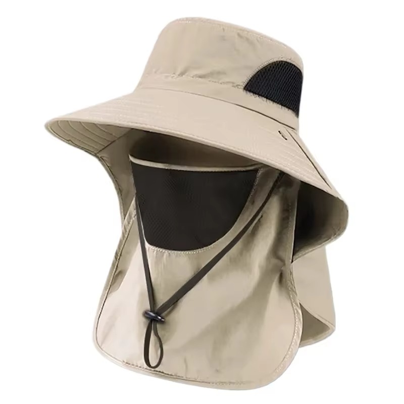 Outdoor Unisex Summer UV Protection Fishing Hat Breathable Sunshade Cap