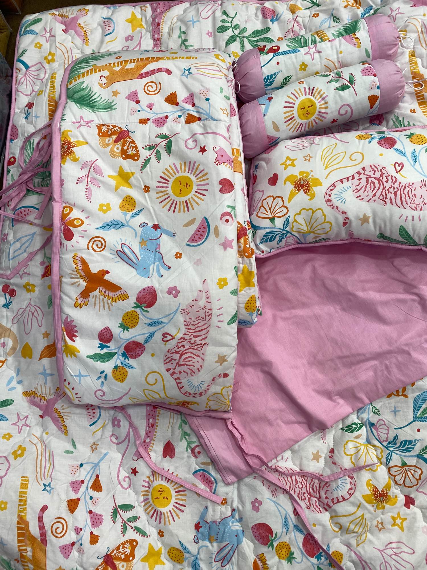BABY COT SET- CRIB BEDDING FOR NEW BORN